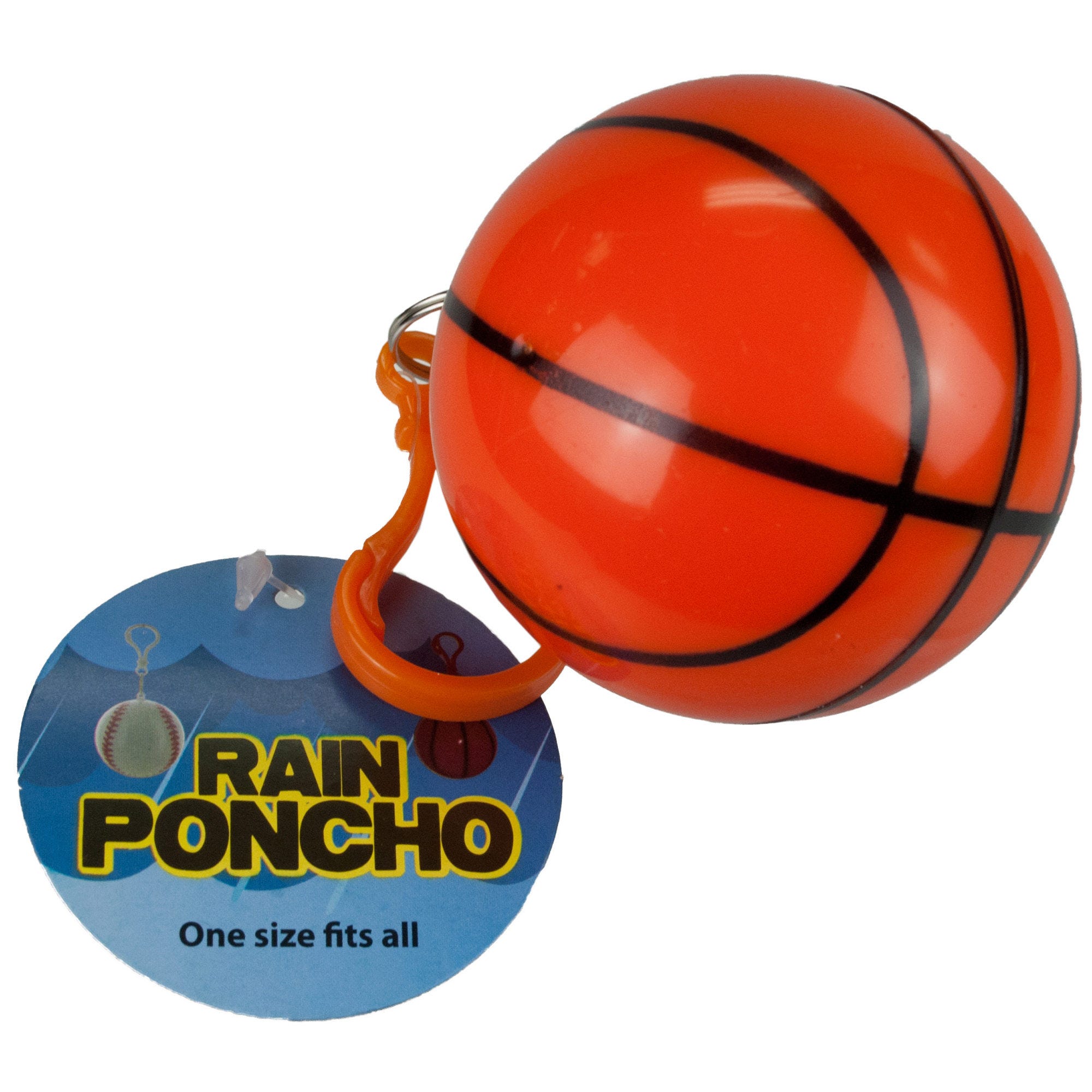 Baseball and Basketball Rain PONCHO in Countertop Display. - Qty 24