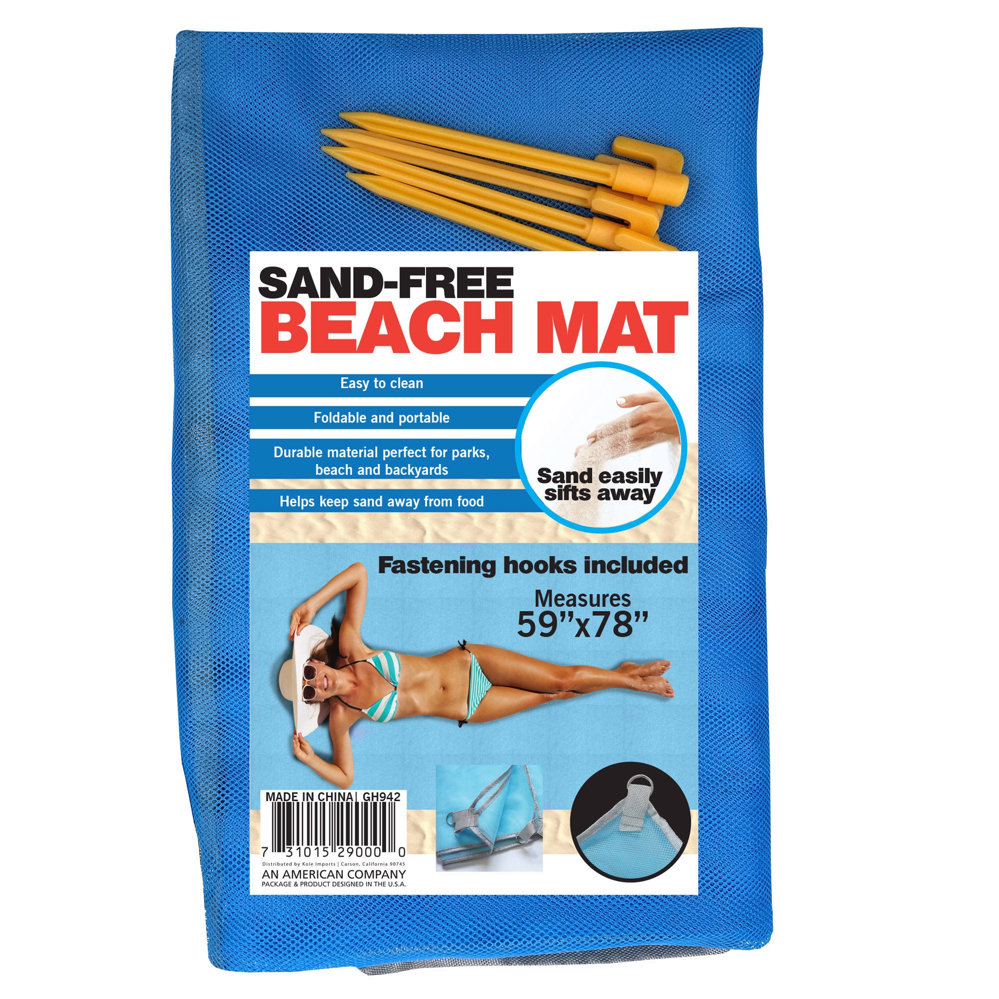 Sand-Free Beach Mat - Qty 4
