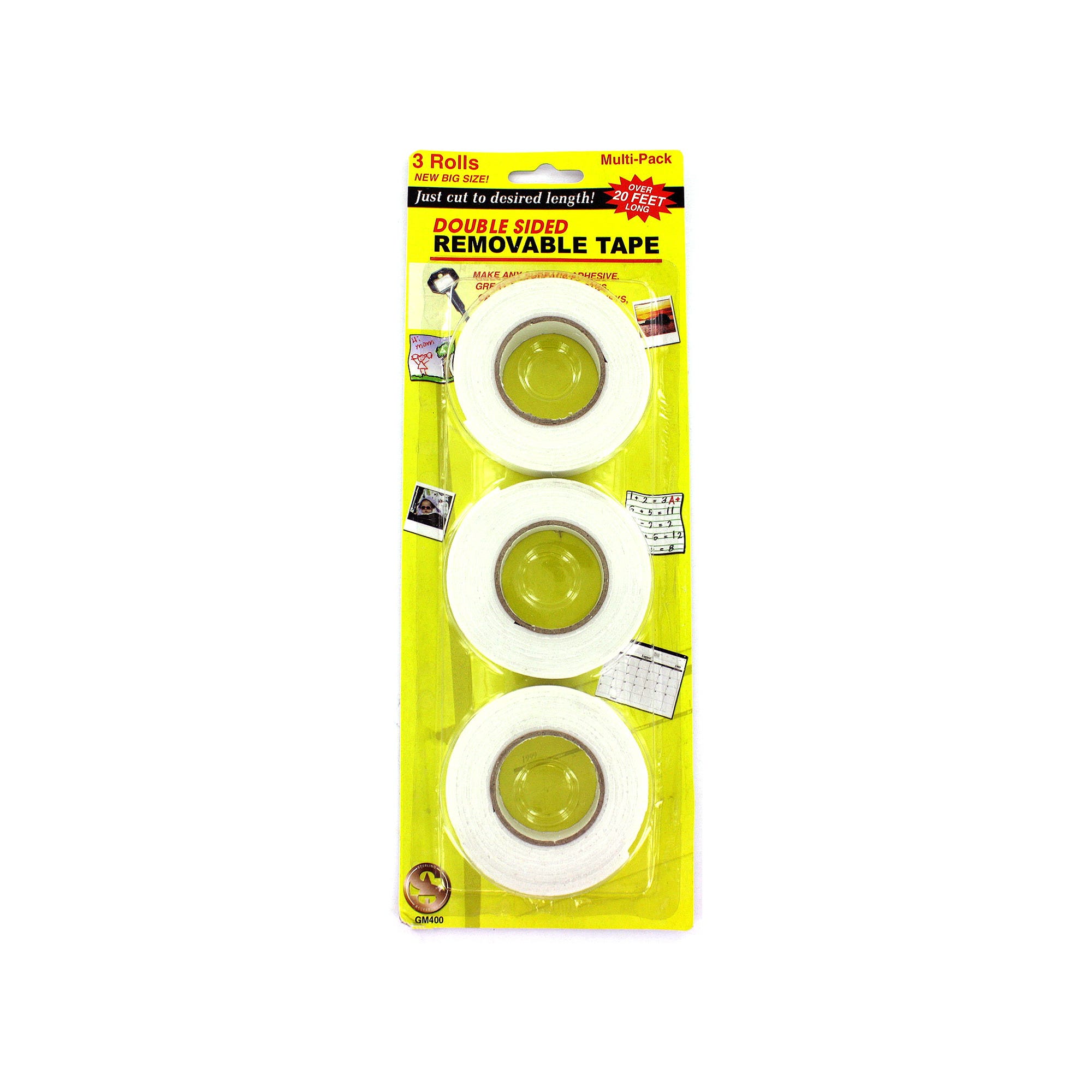 Double-Sided Removable TAPE - Qty 24