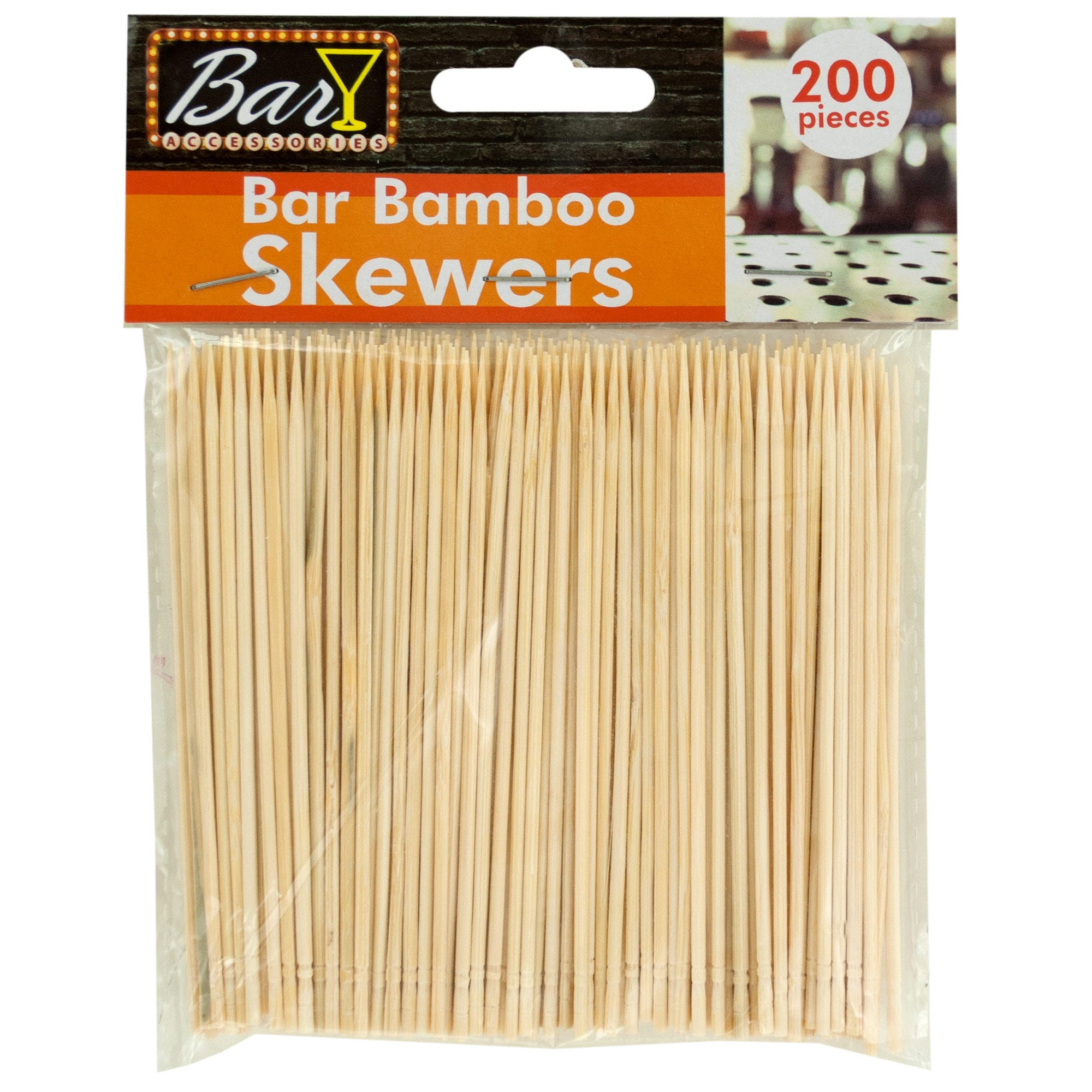 Bar BAMBOO Skewers - Qty 48
