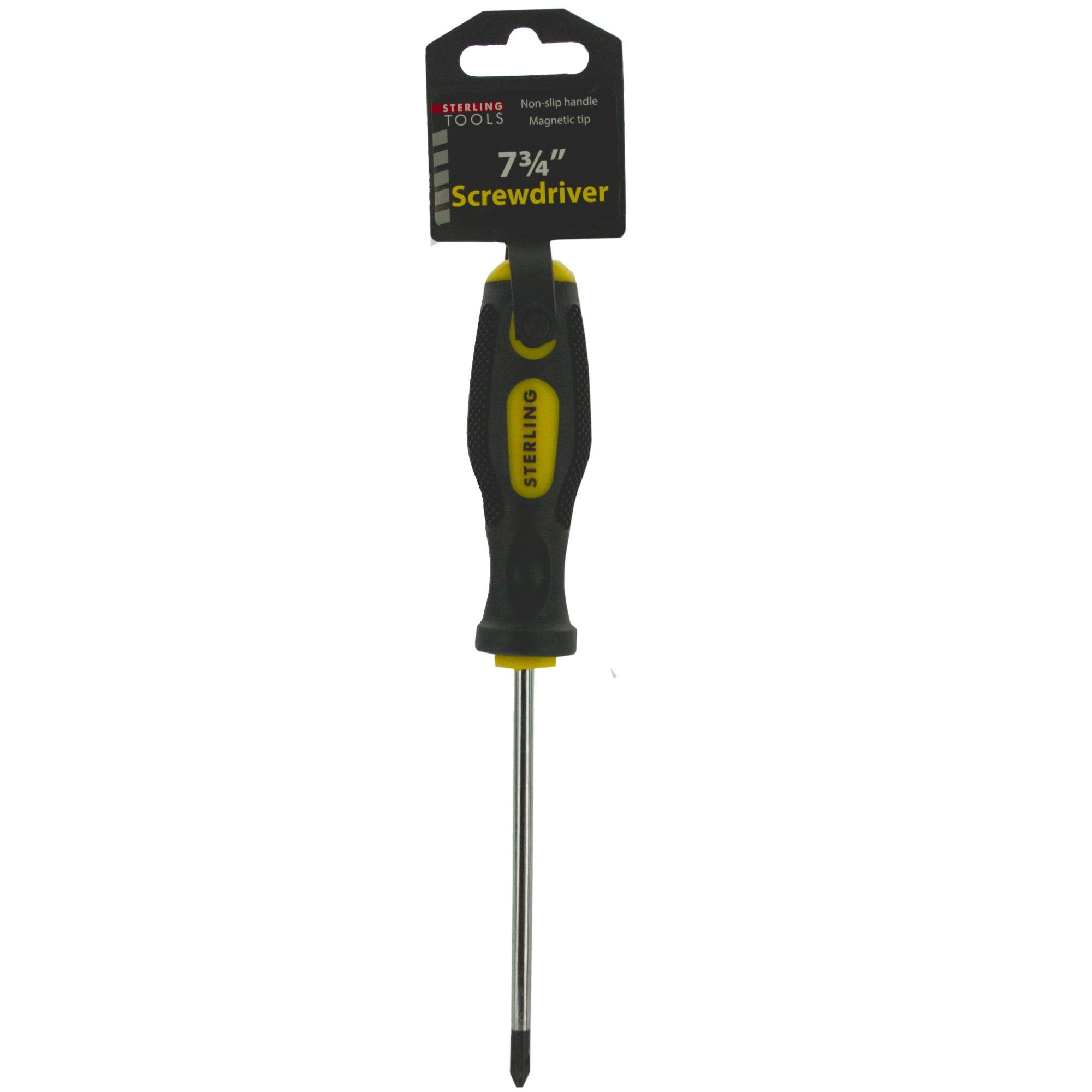 Magnetic Tip SCREWDRIVER with Non-Slip Handle - Qty 24