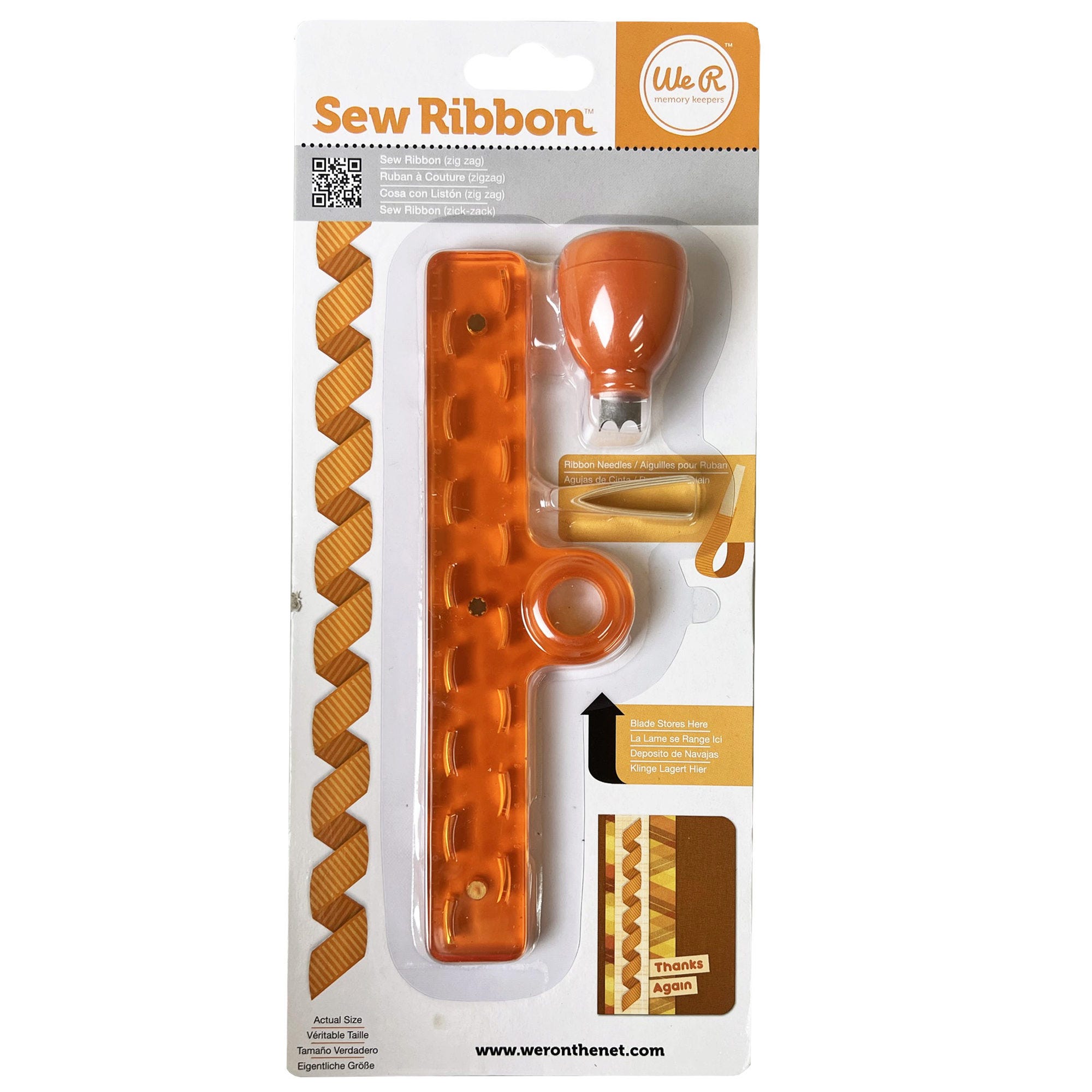 WE-R Memory Keepers Zig Zag Sew Ribbon TOOL - Qty 40