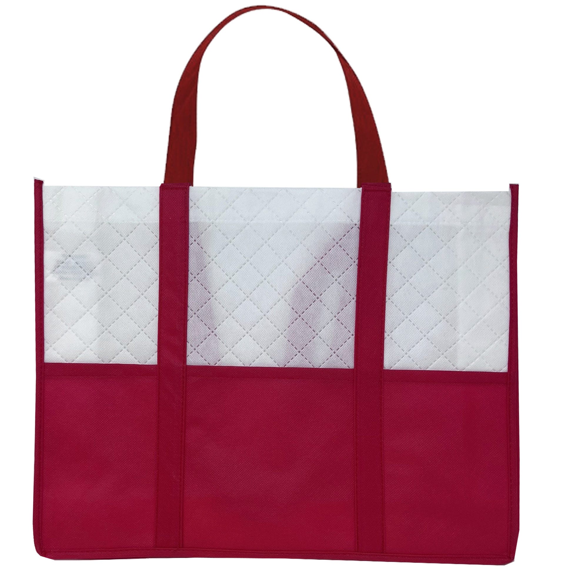 ''16'''' X 12'''' Quilted Canvas Tote Bag in Assorted Colors - Qty 32''