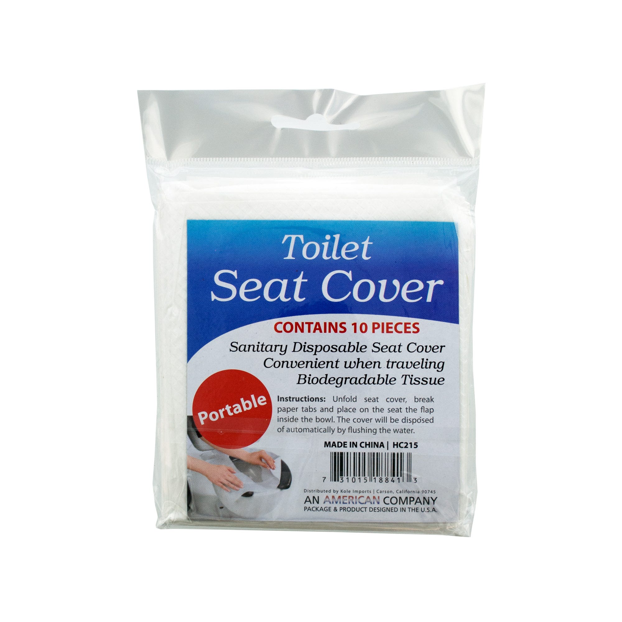 Disposable Toilet Seat COVERs - Qty 48