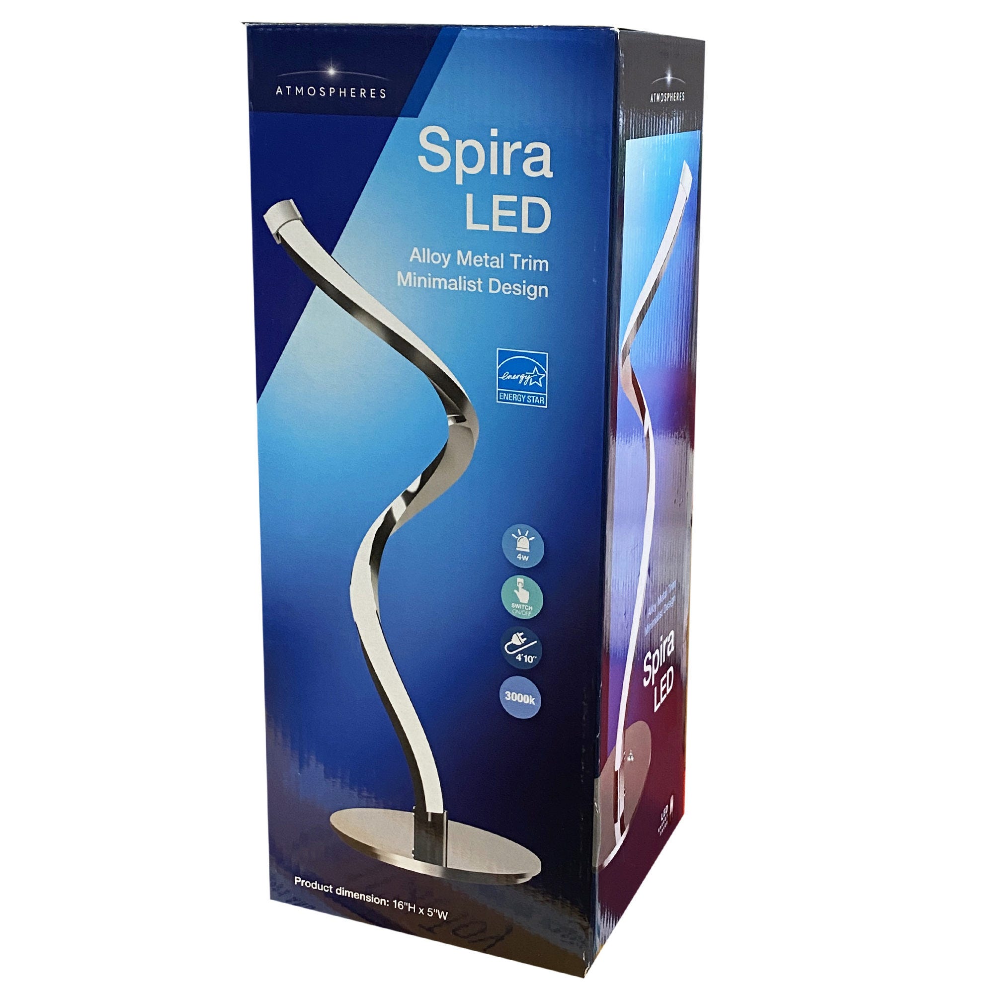 ''Tzumi Atmosphere 16'''' Spiral LED LAMP - Qty 2''