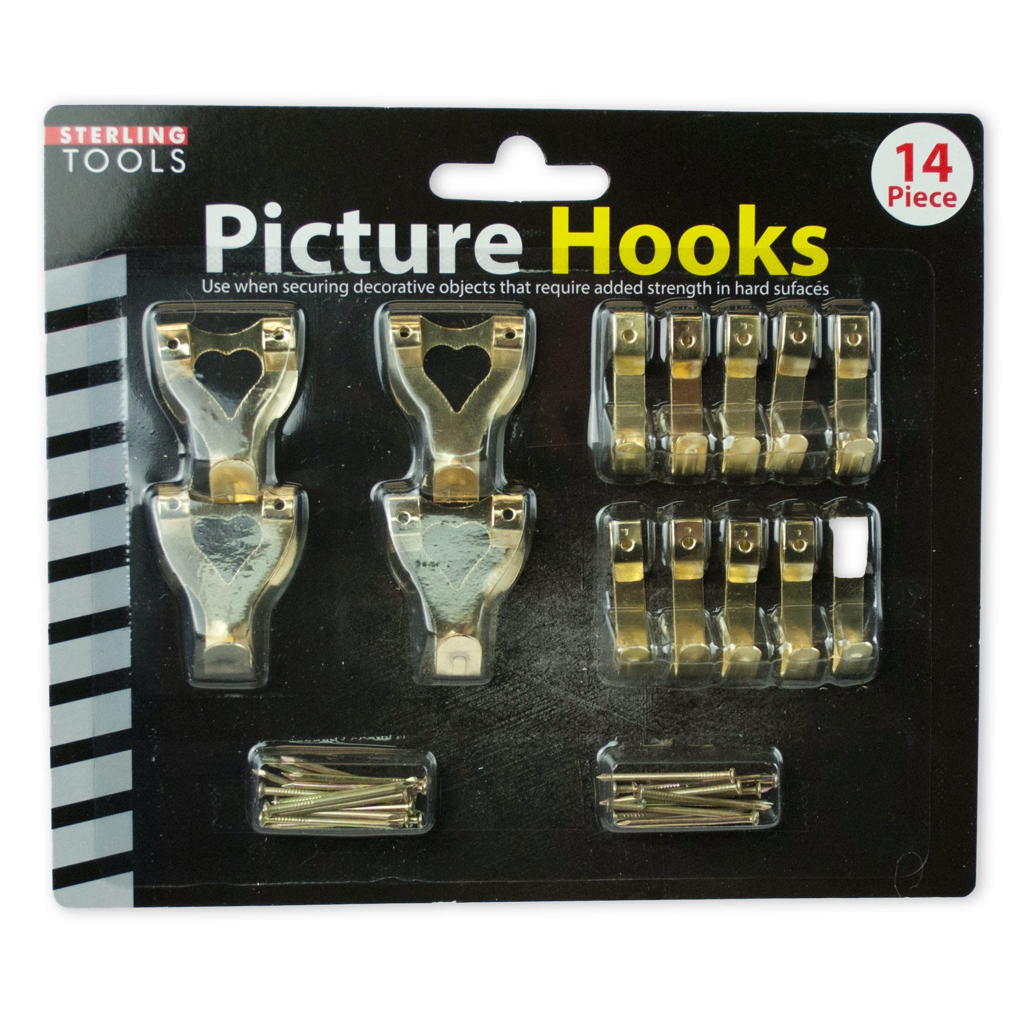 Picture Hook Set - Qty 24