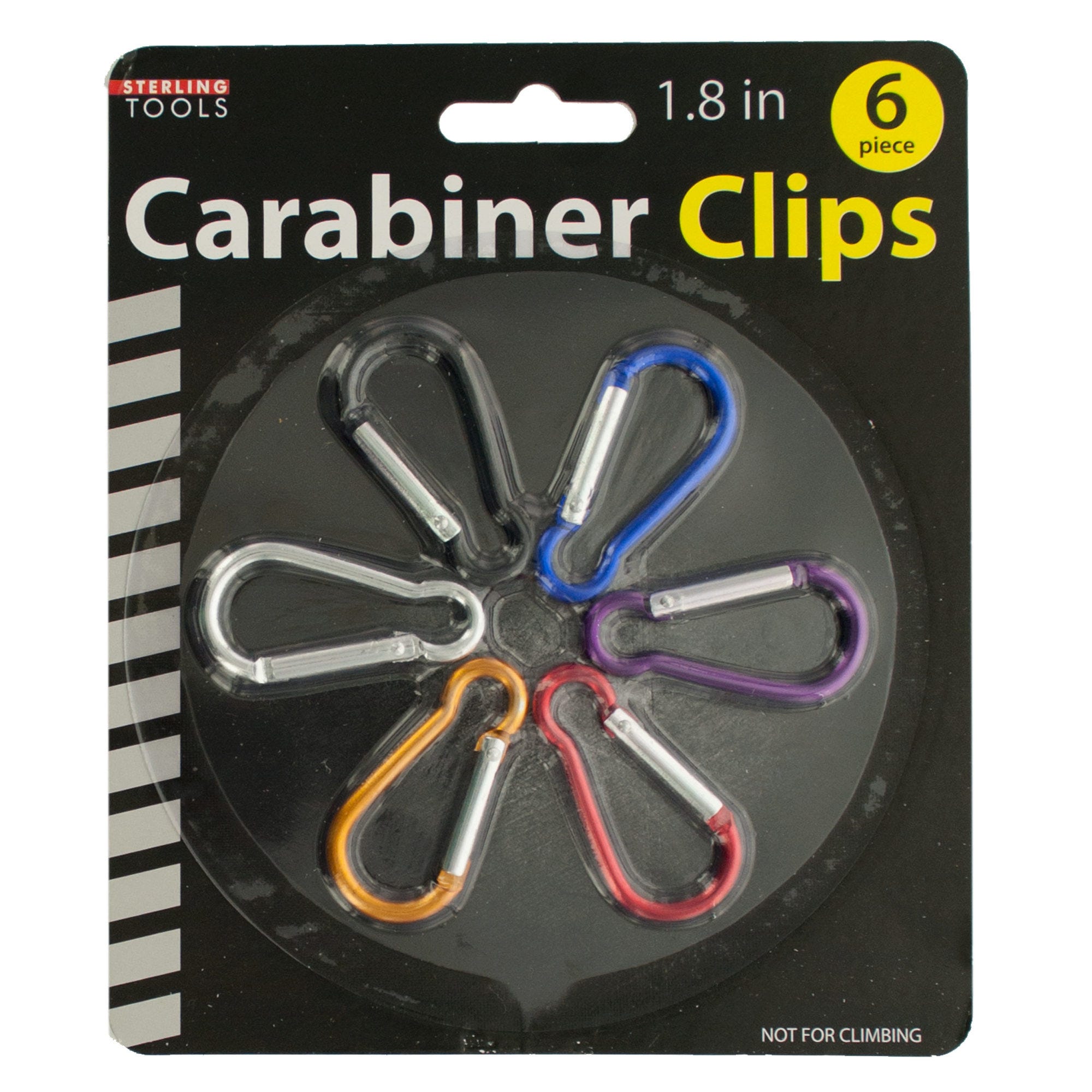 Carabiner Clips Set - Qty 24