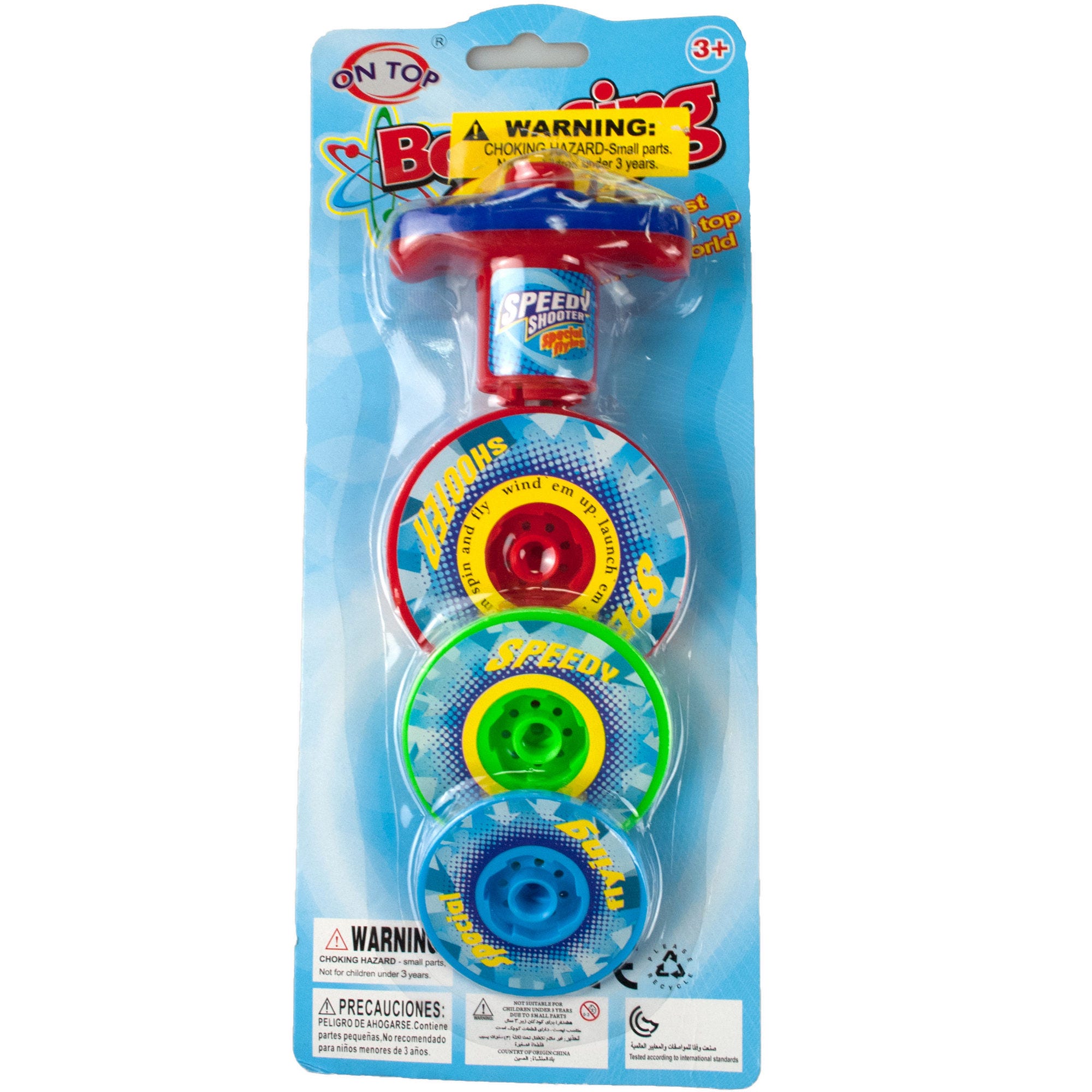 3 Layer Bouncing Top Spinner Toy - Qty 24