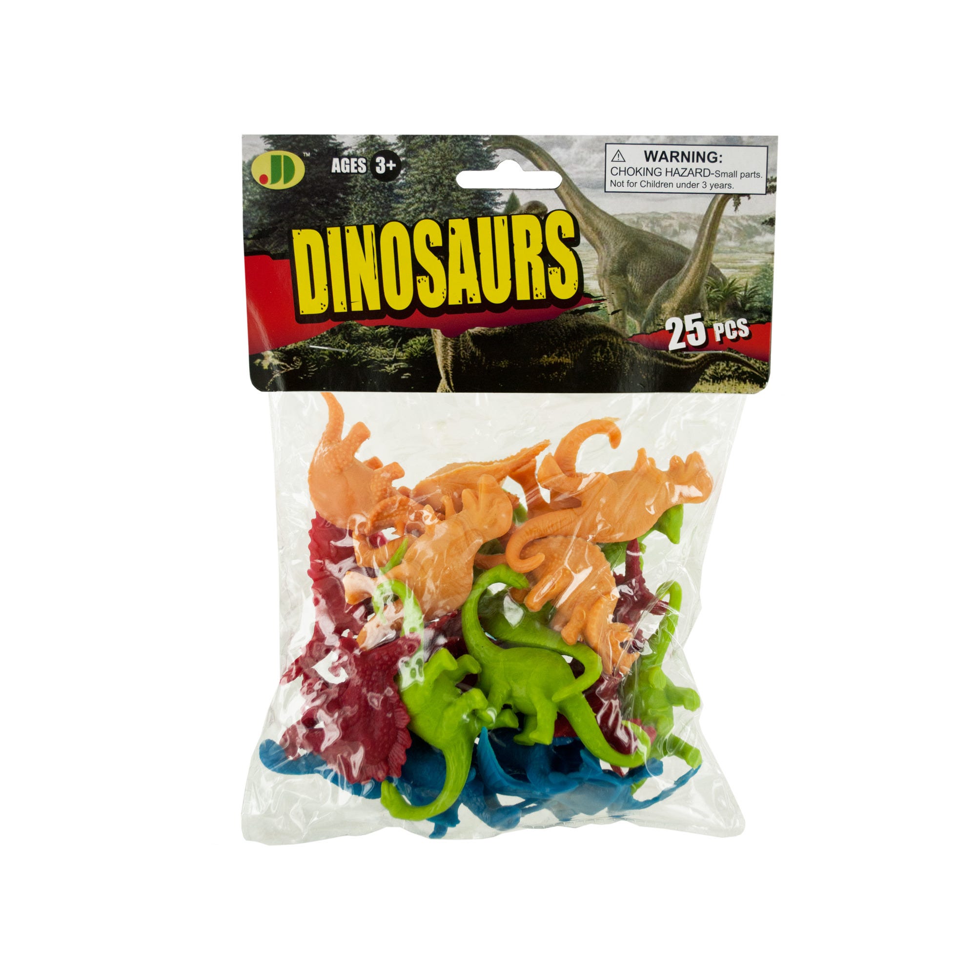 Dinosaur & Pony Plastic Figures - Qty 24