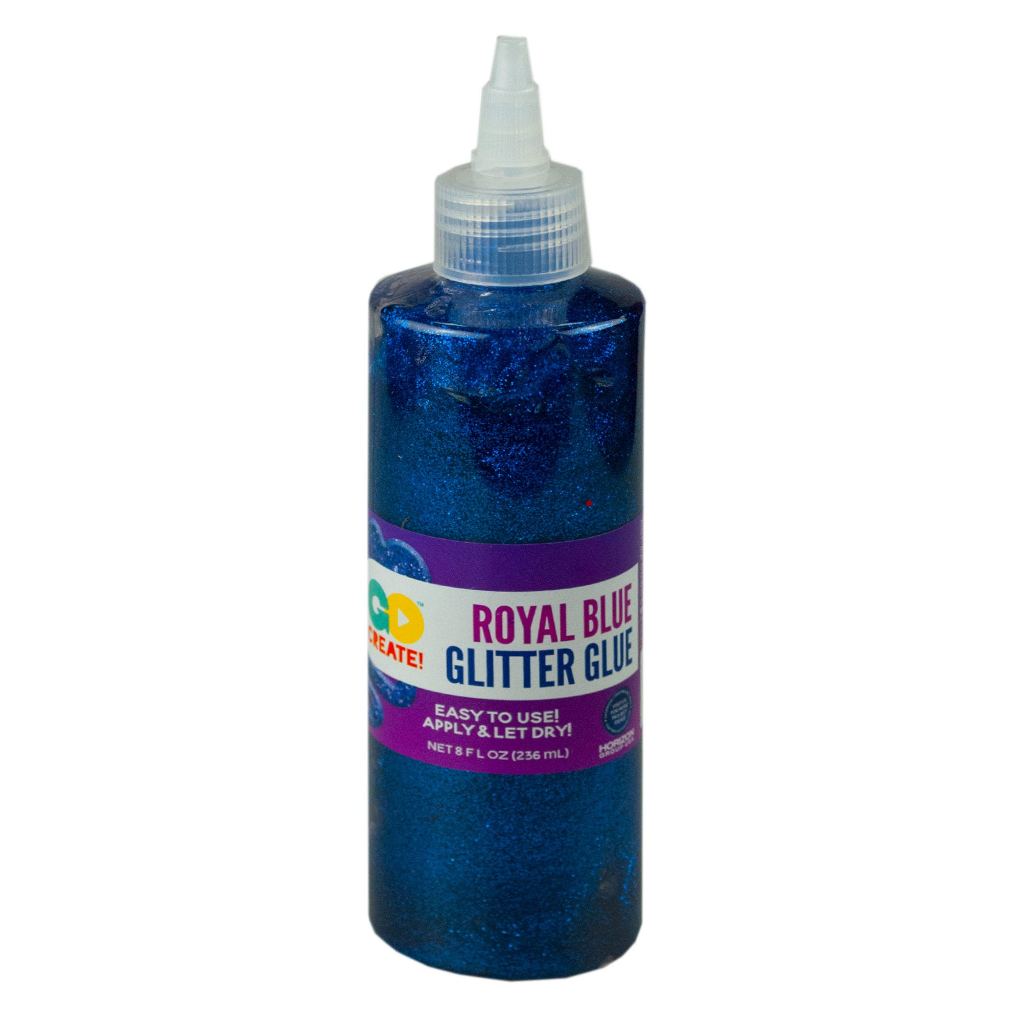 8 oz Royal Blue Glitter Glue - Qty 54