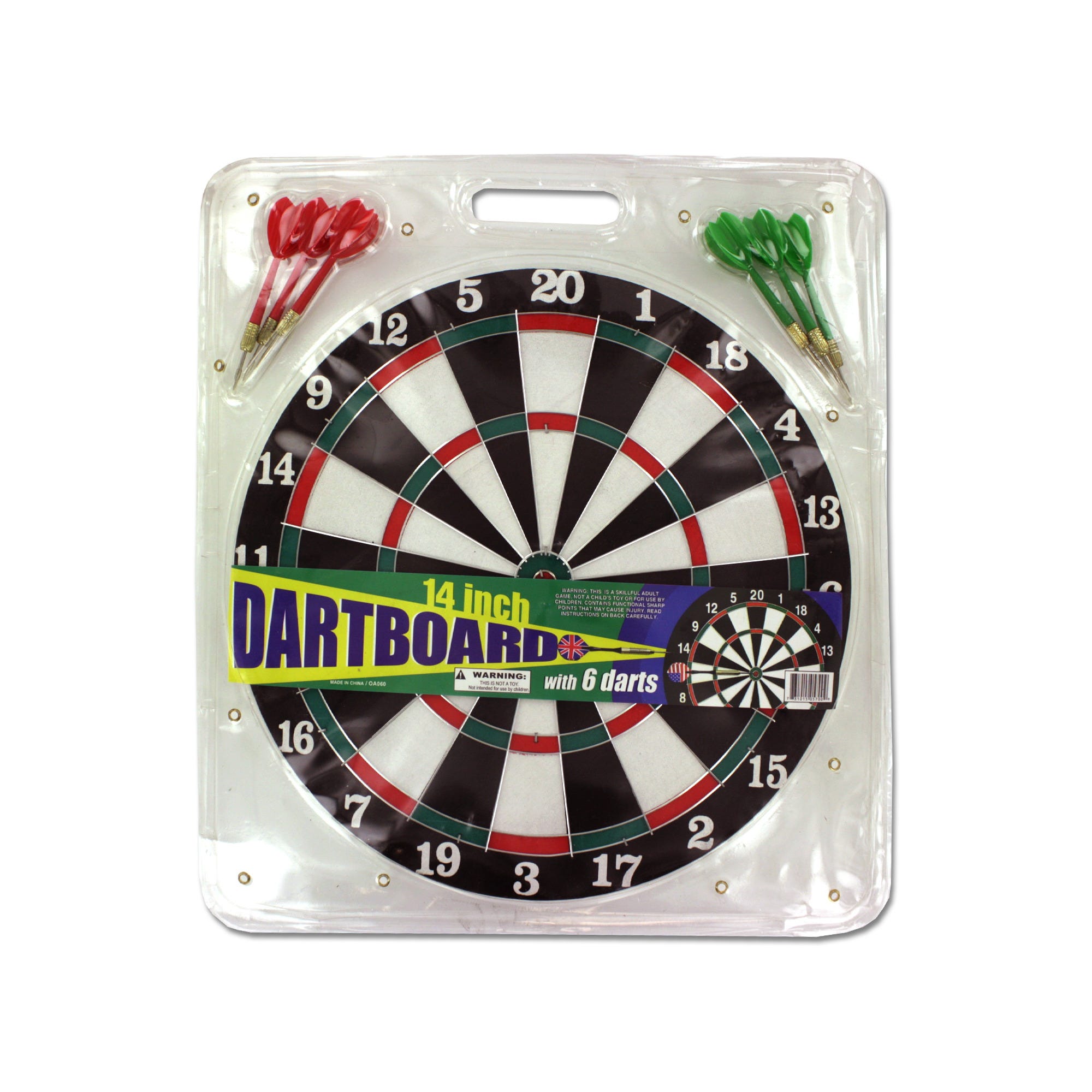 DARTboard with Metal Tip DARTS - Qty 4