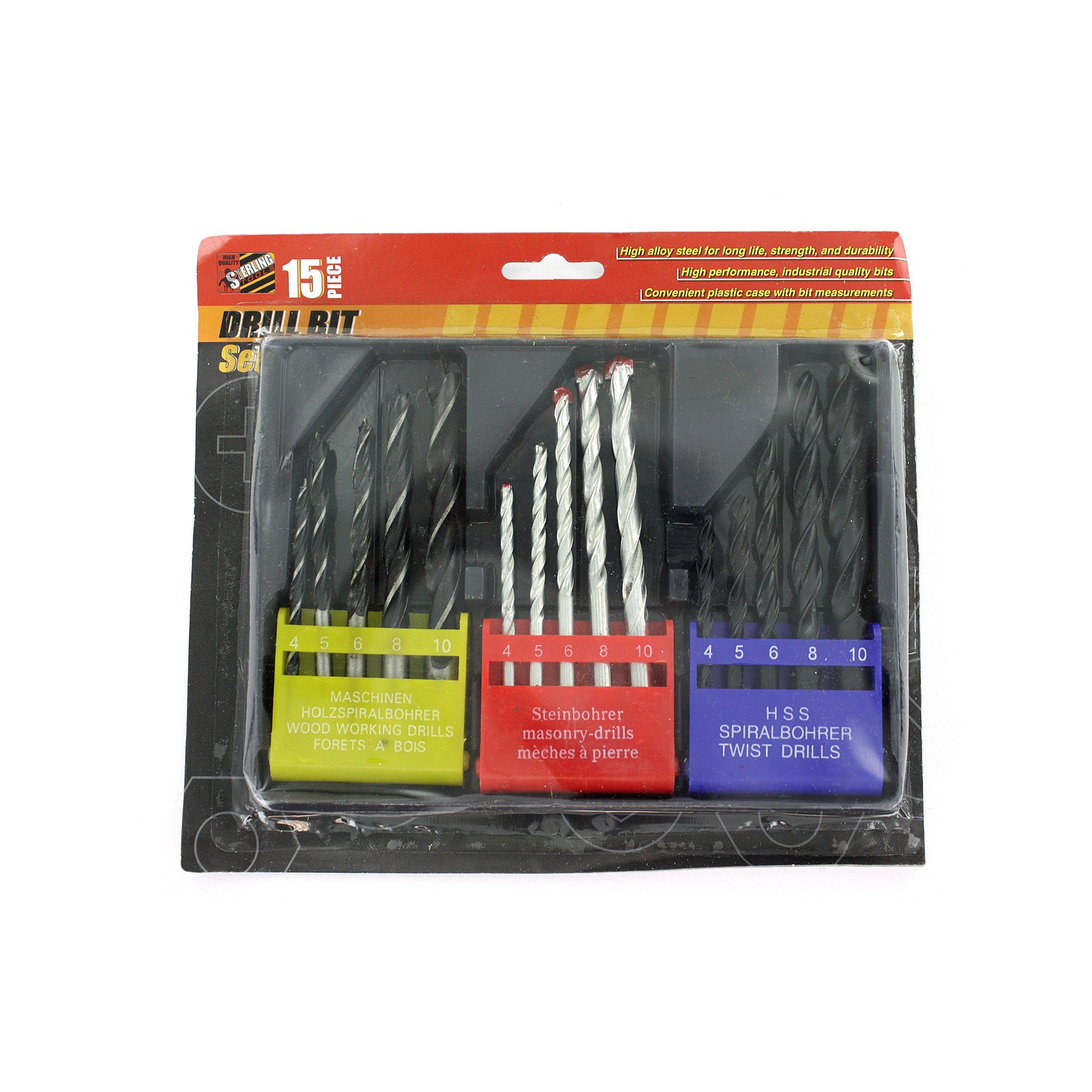 Assorted DRILL Bit Set - Qty 12