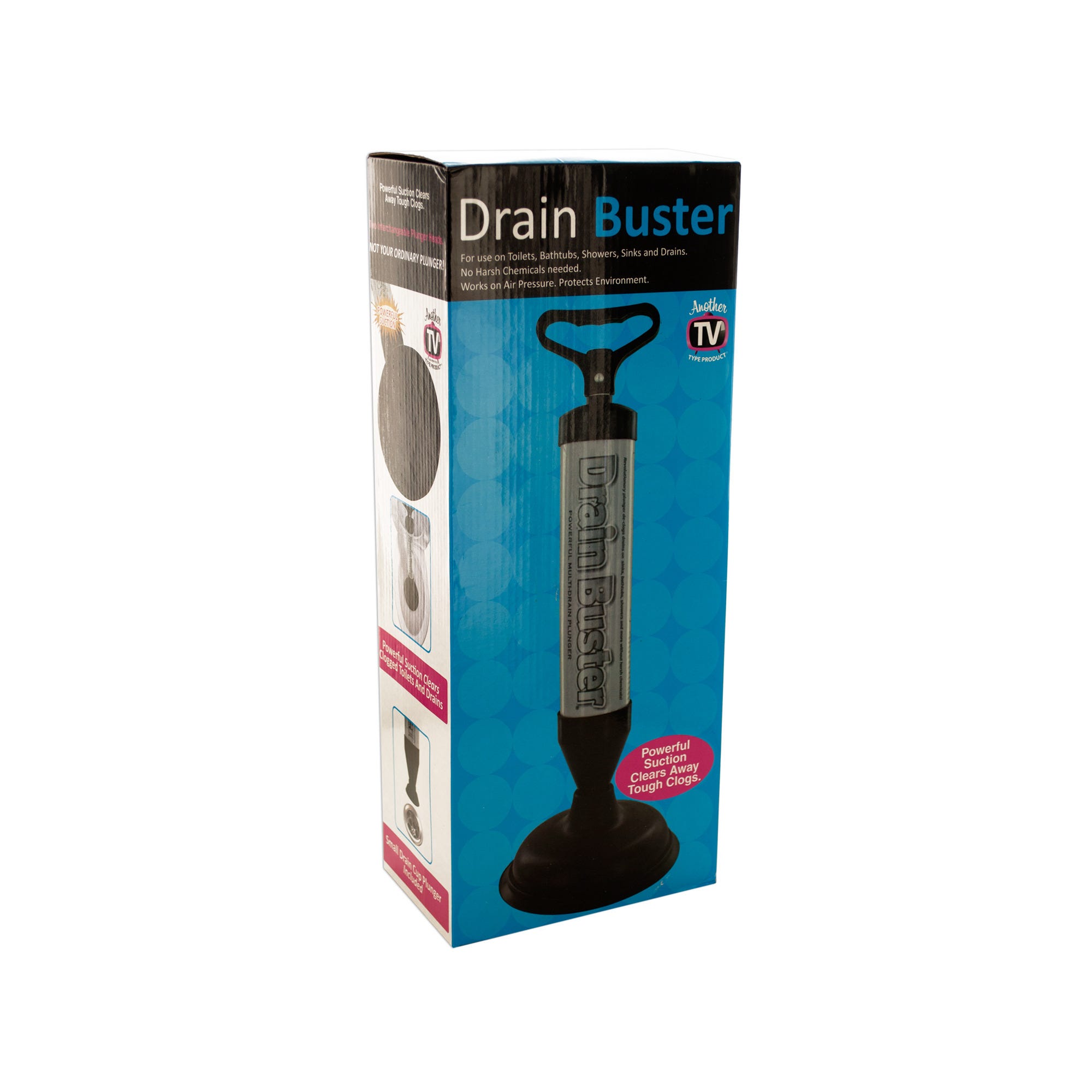 Drain Buster Plunger - Qty 4