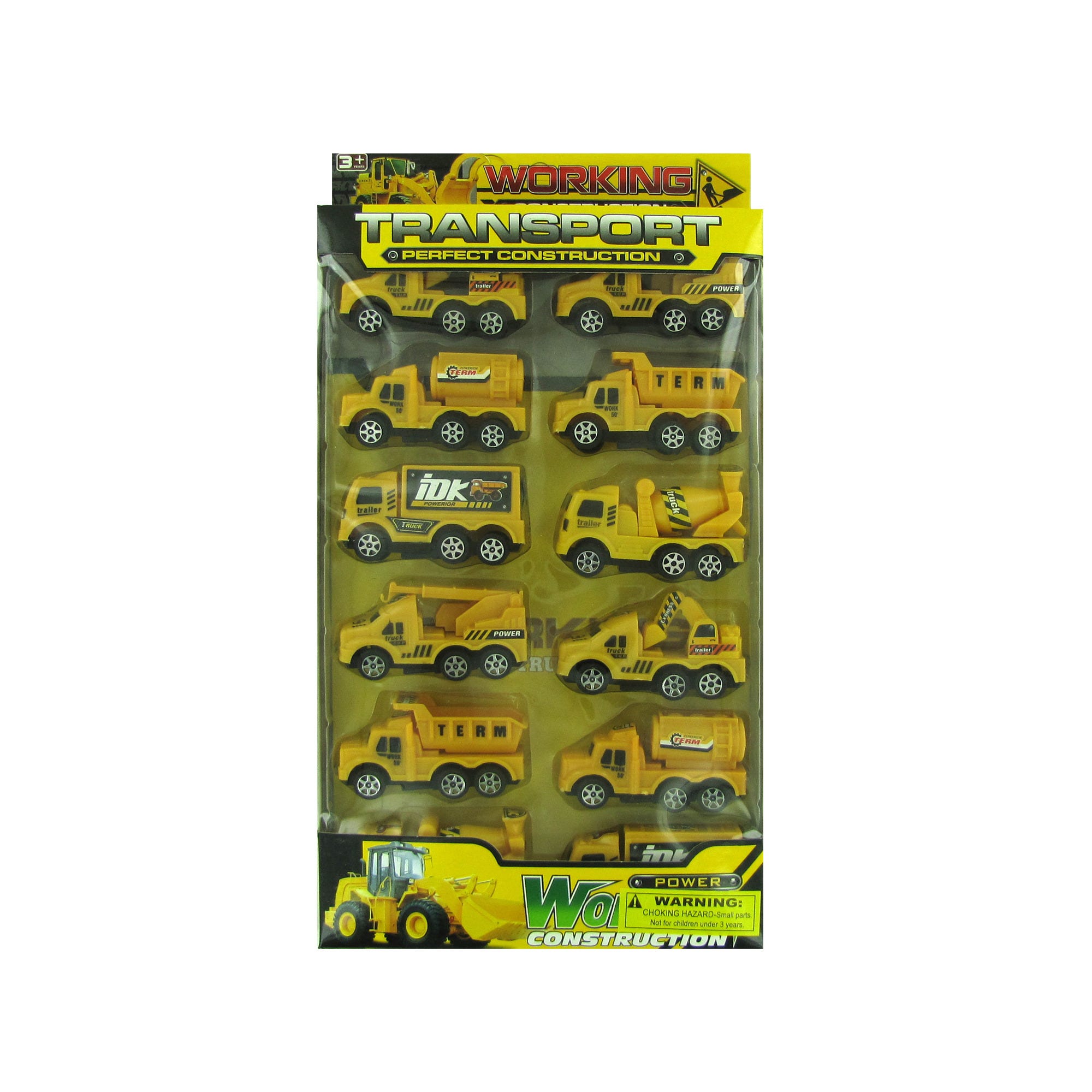 Construction Truck TOY Set - Qty 8