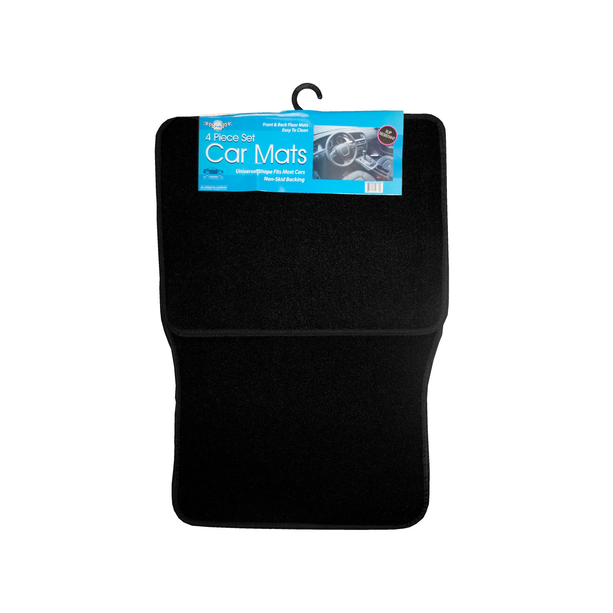 Universal Black Car MAT Set - Qty 4