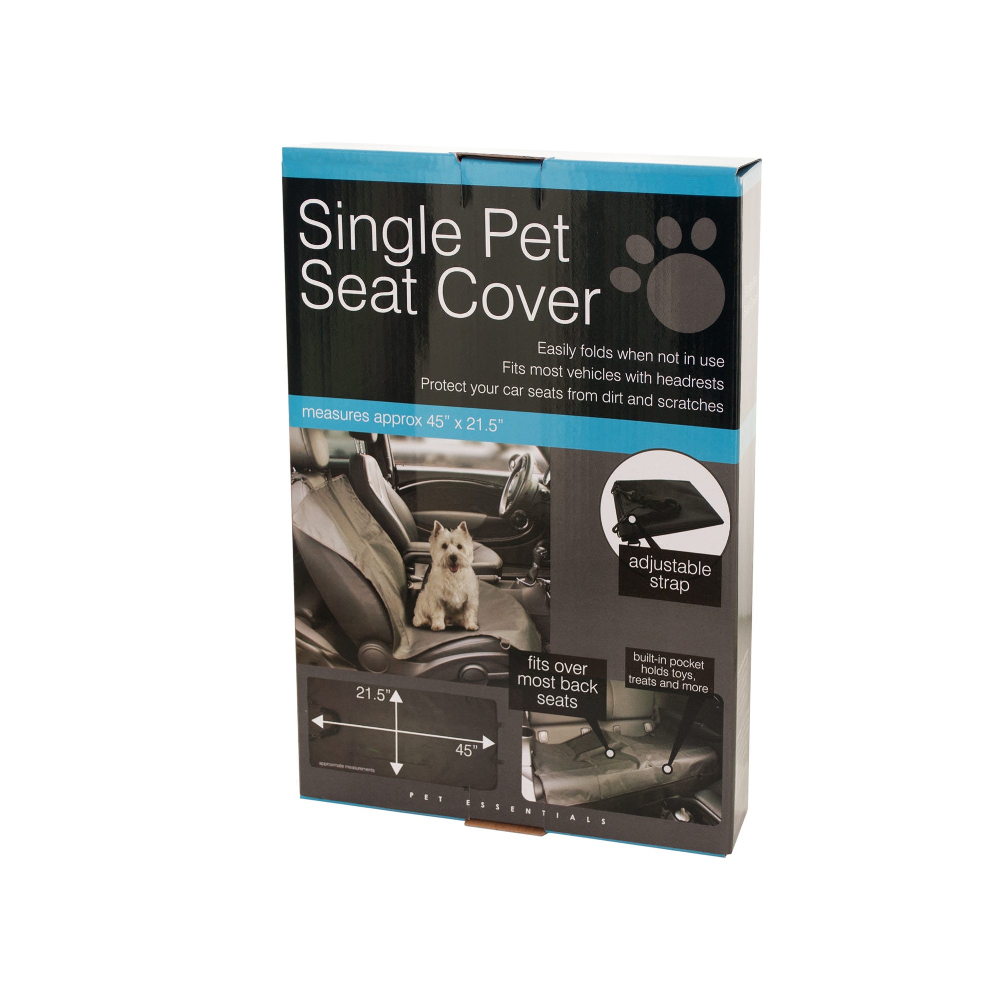 Single Pet Auto Seat Cover - Qty 4