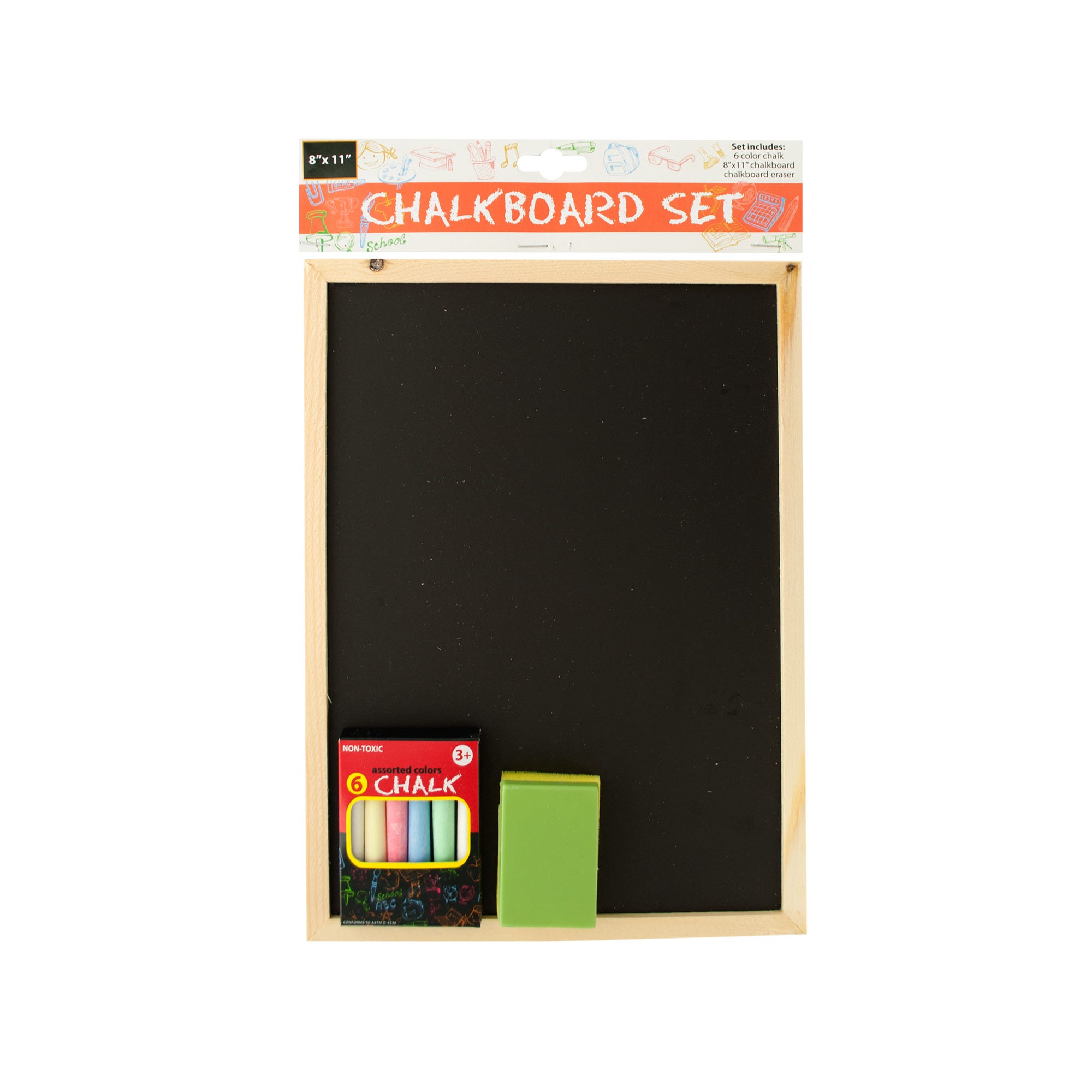 Wooden Chalkboard Set - Qty 12