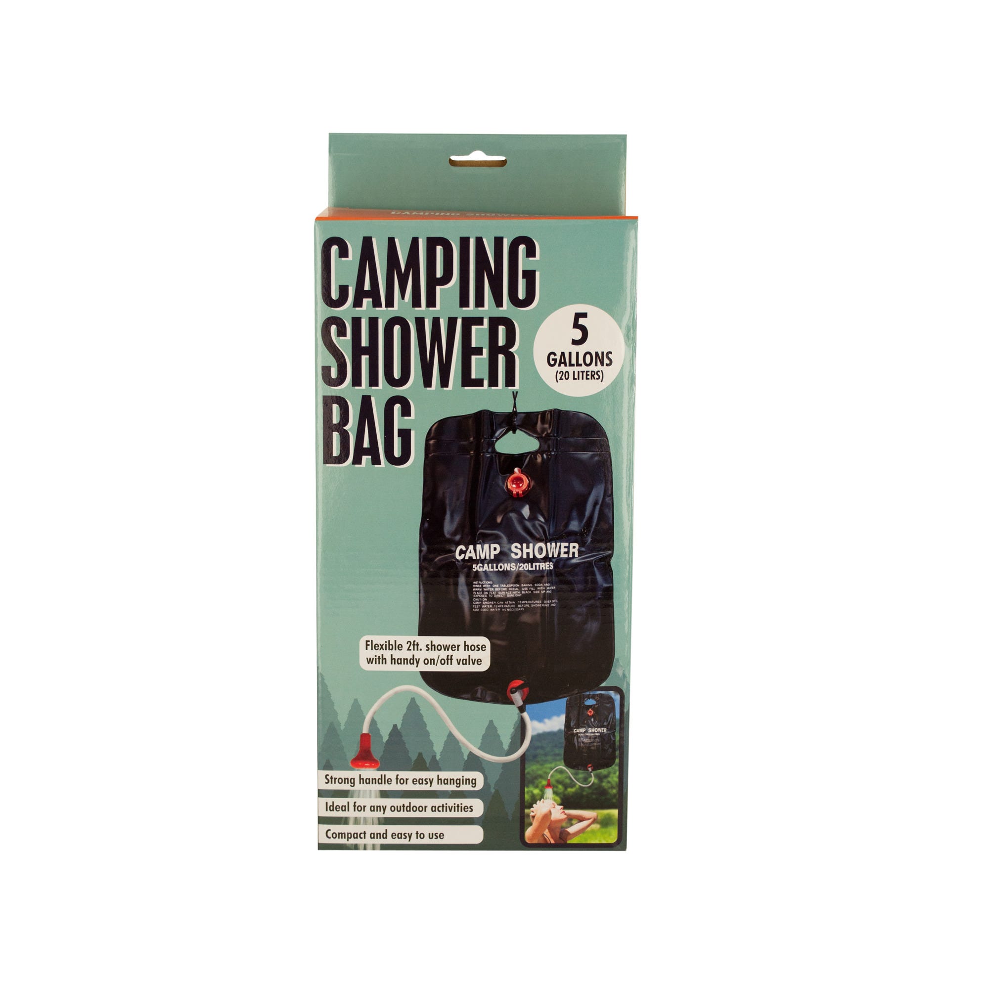 Camping Shower Bag with Flexible Hose