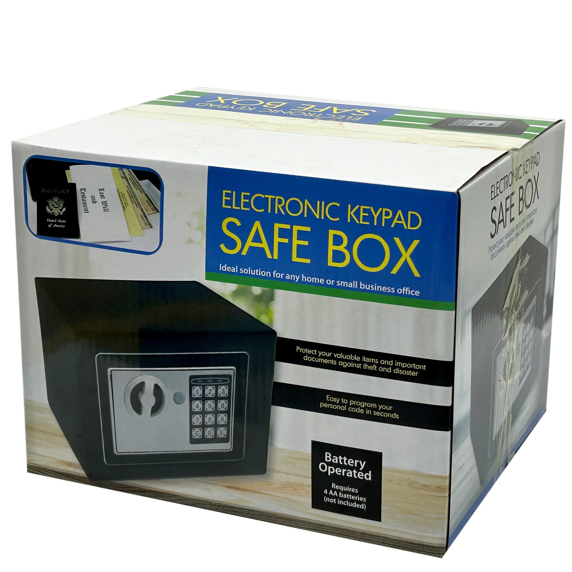 ELECTRONIC Keypad Safe Box - Qty 1