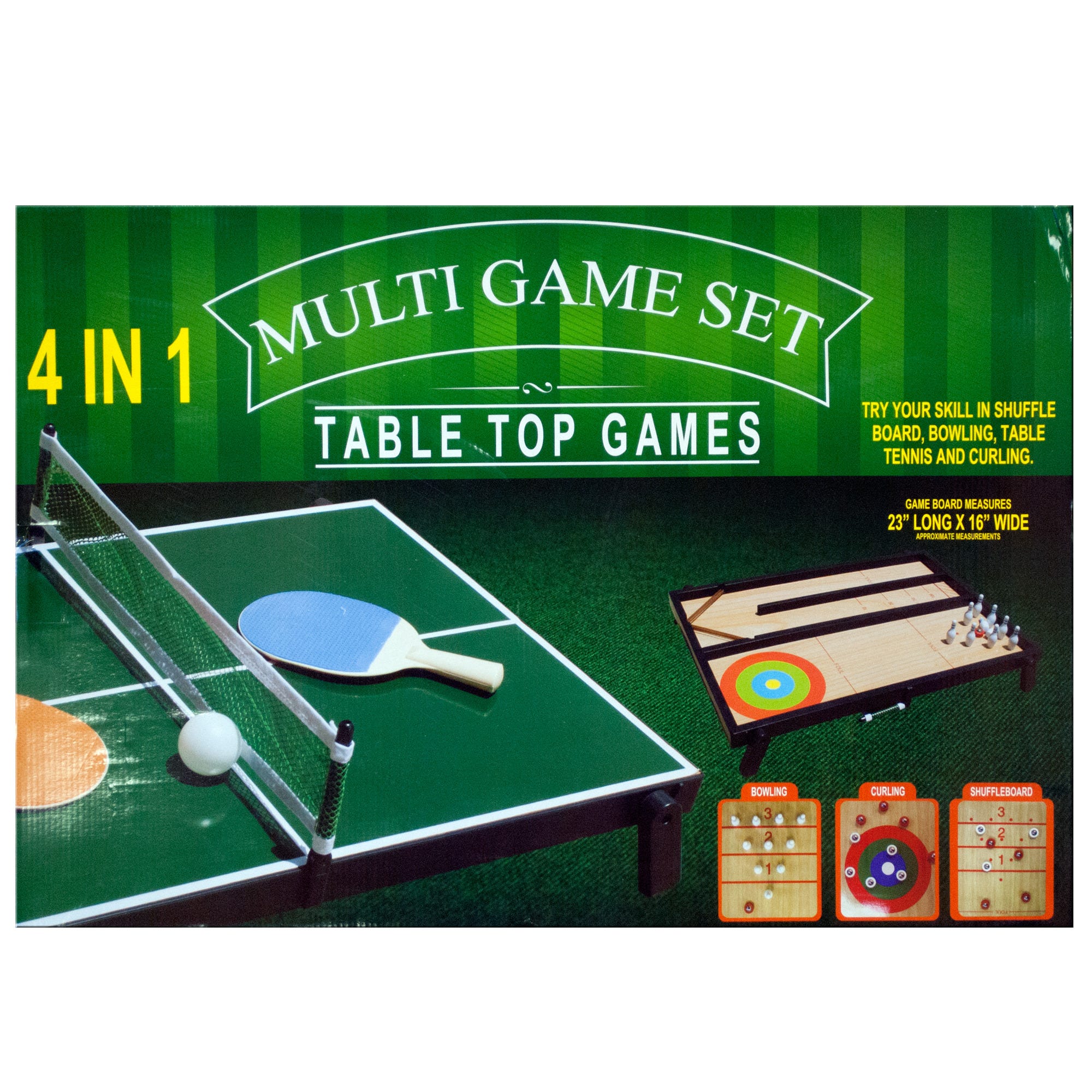 4 in 1 Tabletop Multi-GAME Set - Qty 2