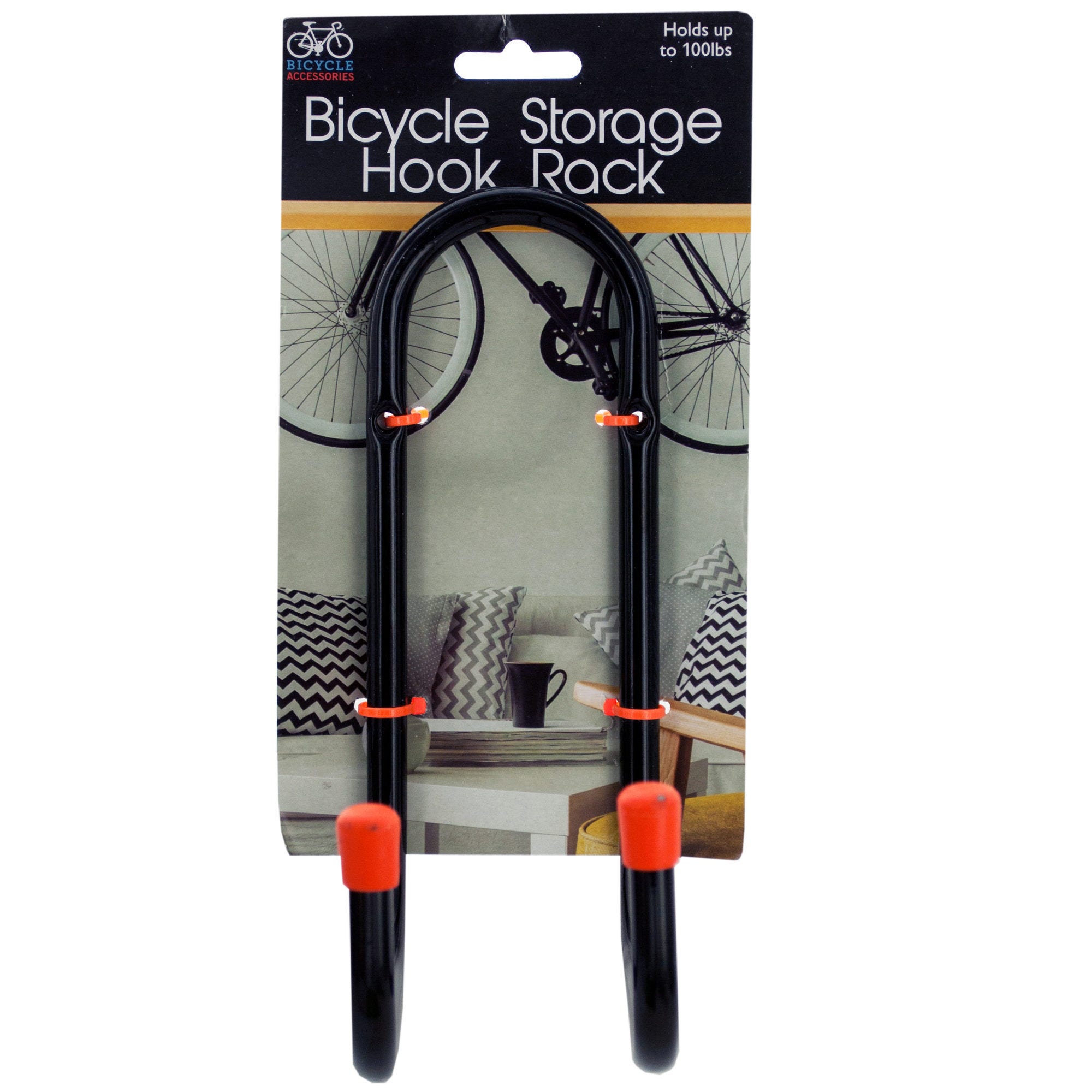 Wall Mount Bicycle Storage Hook Rack - Qty 12