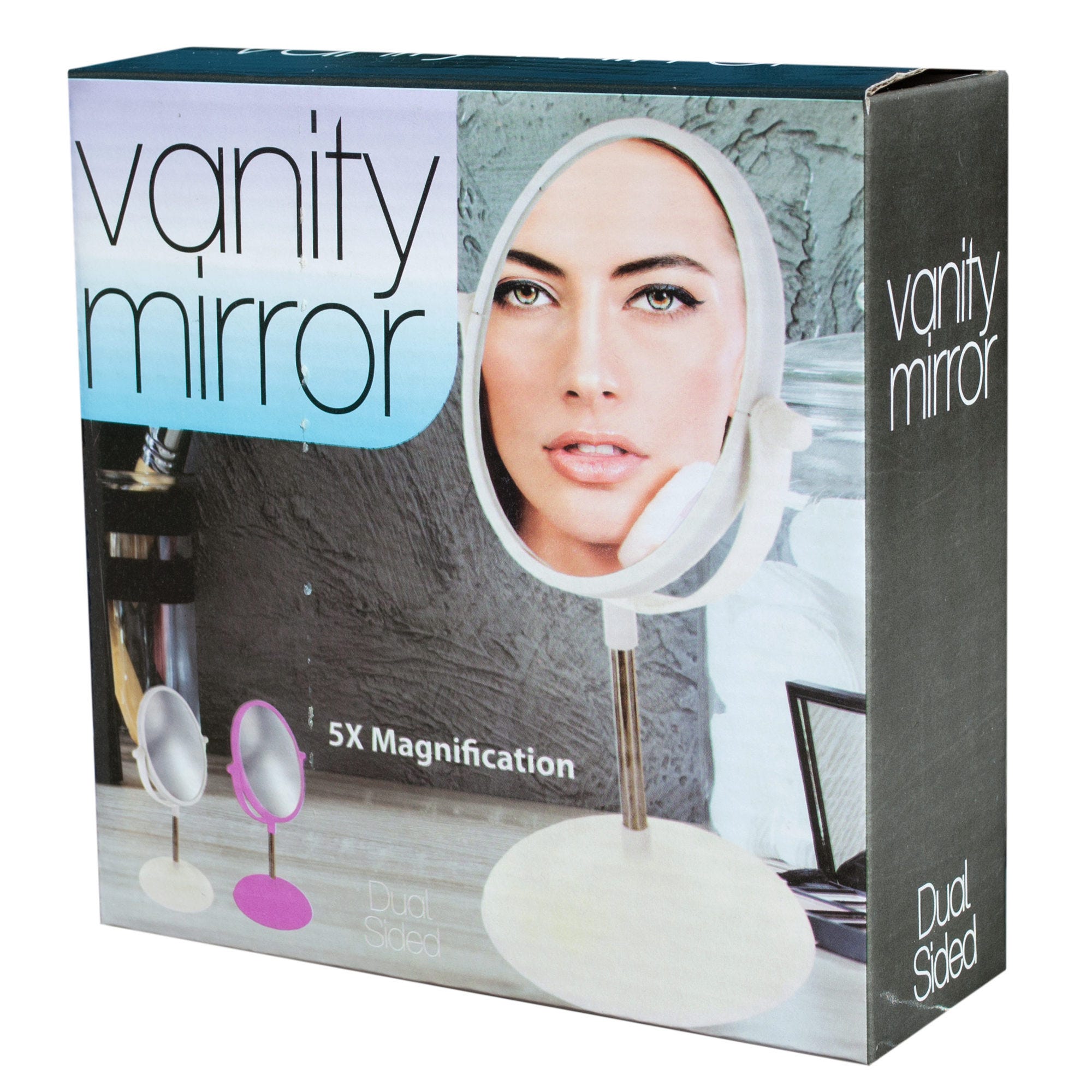 Dual-Sided 5X Magnifying Vanity MIRROR - Qty 10