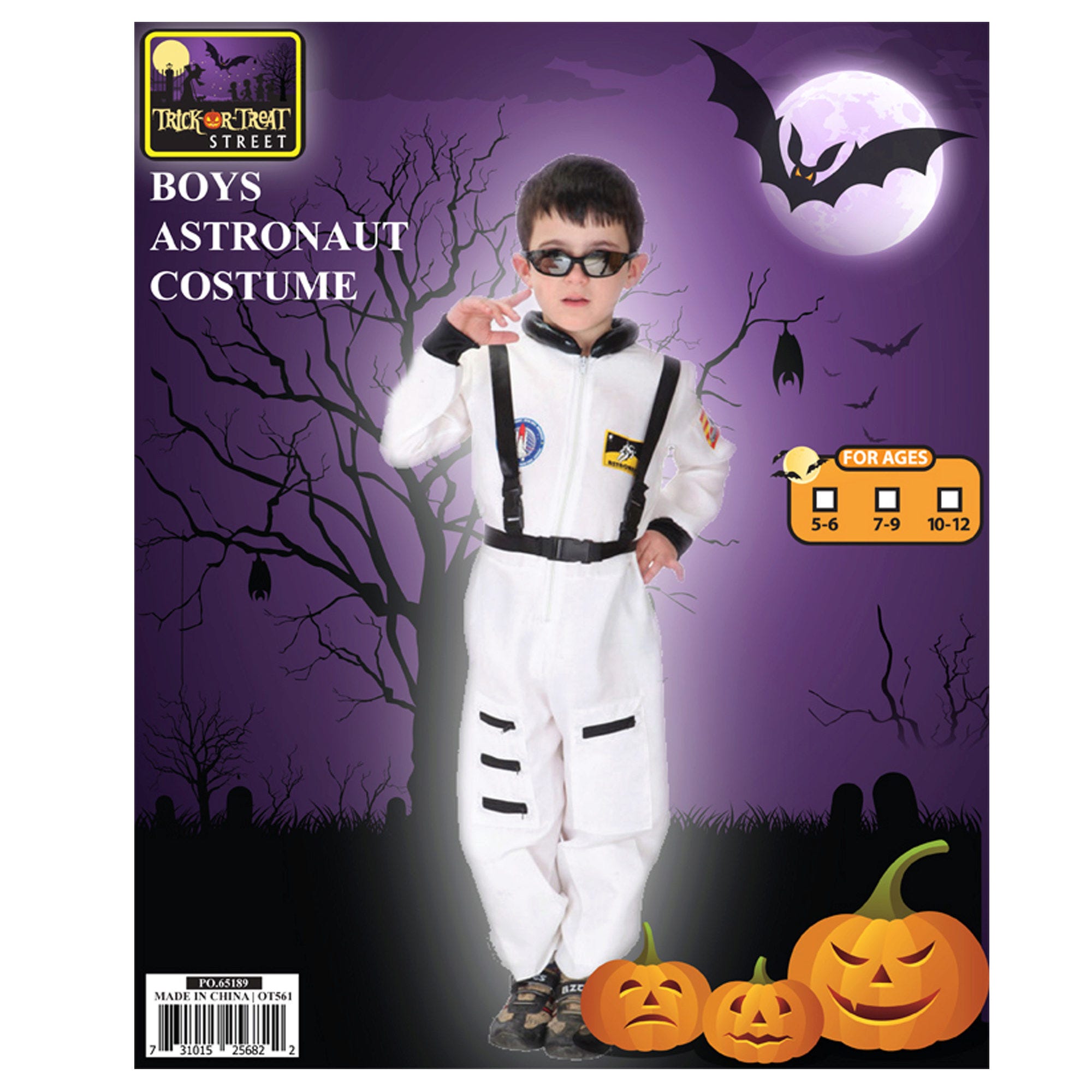 Boy Astronaut Jumpsuit + Belt COSTUME - Qty 2