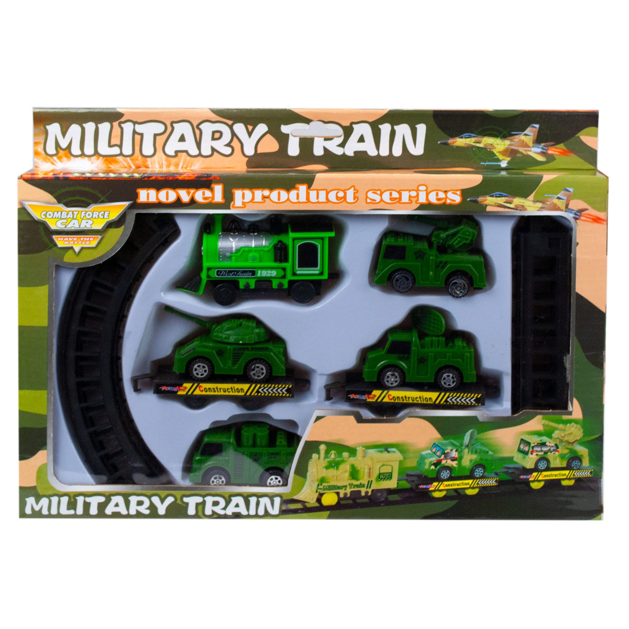 Battery Operated Military TRAIN with Rails - Qty 6