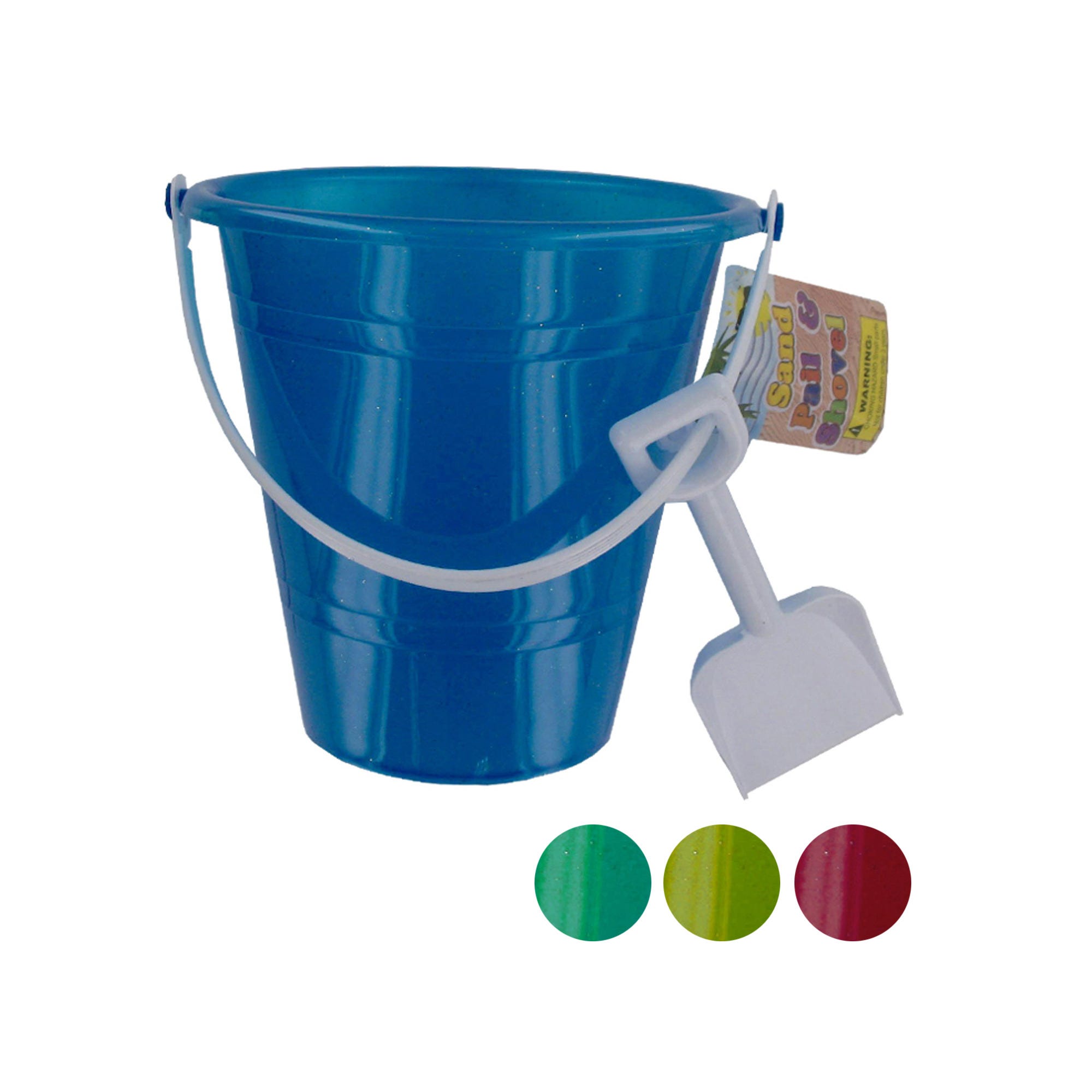 Glitter Sand Pail with Shovel - Qty 24