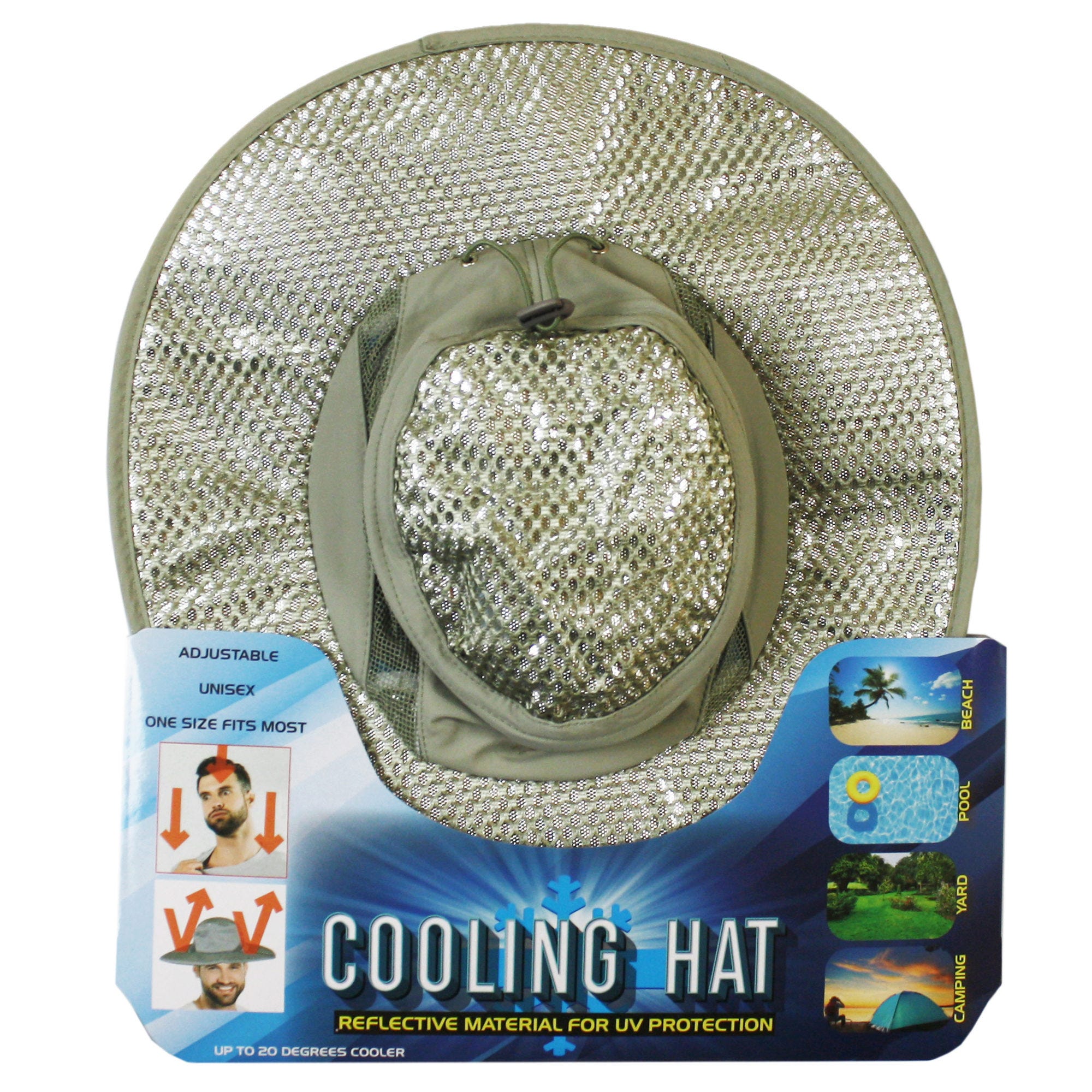Cooling Fisherman Hat with UV Protection - Qty 4